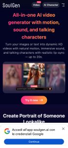 SoulGen mobile